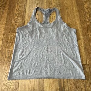 lululemon athletica Gray Racerback Tank Top